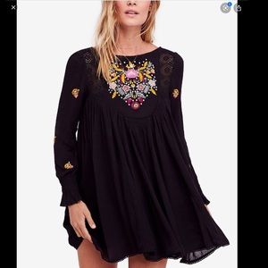 Free People NWT Mojave embroidered mini dress